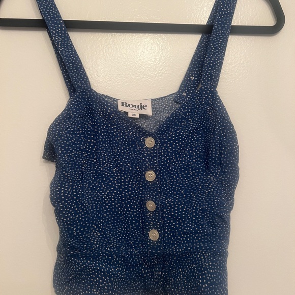 Rouje Rita top, blue - Picture 3 of 5